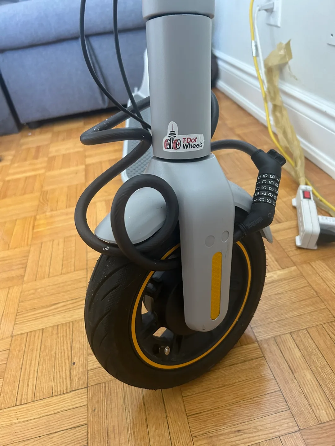 Segway Ninebot Electric Scooter with Combination Lock thumbnail