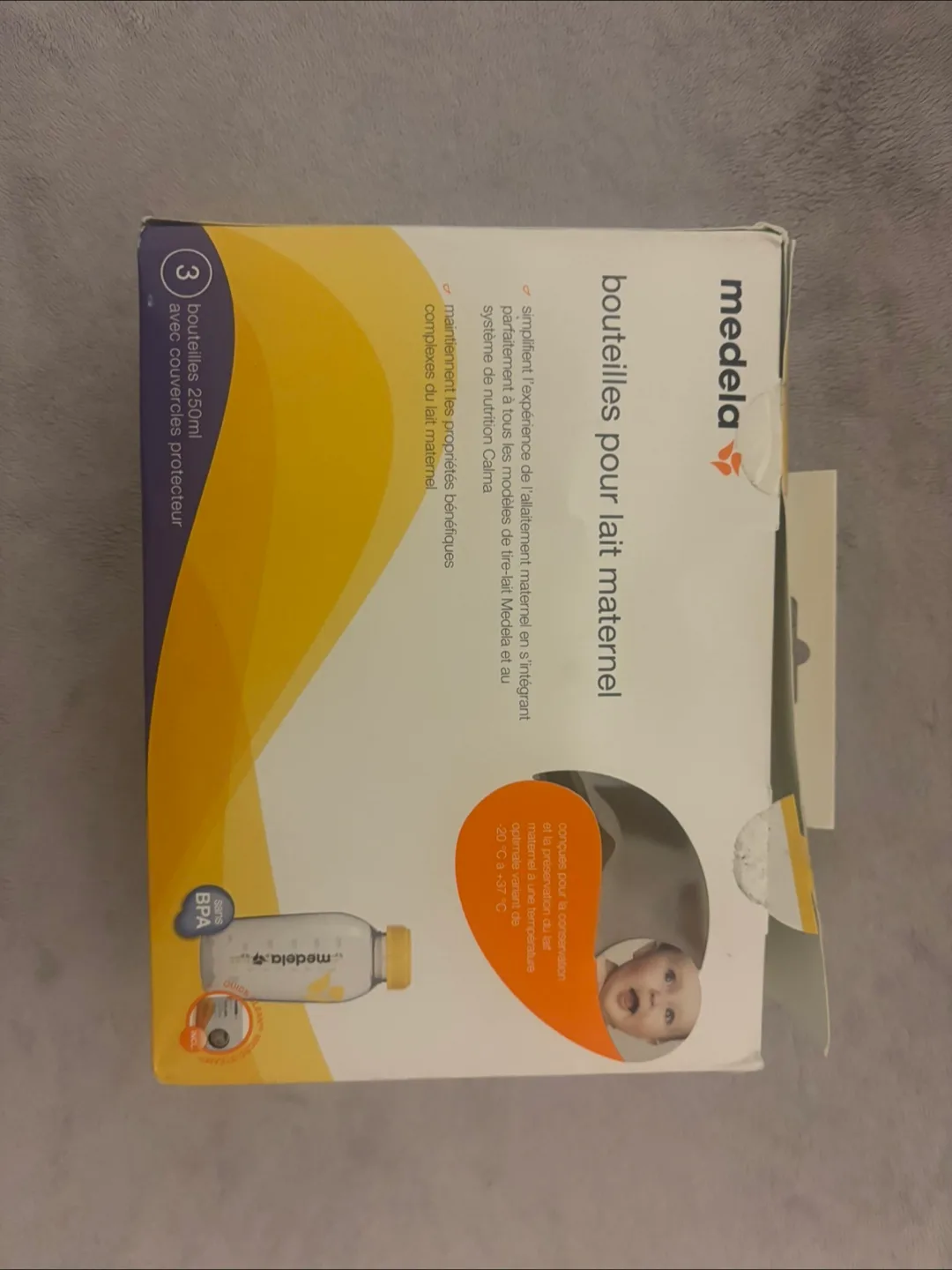Medela Breast Milk Bottle Set - 3 x 250ml image indicator(2)