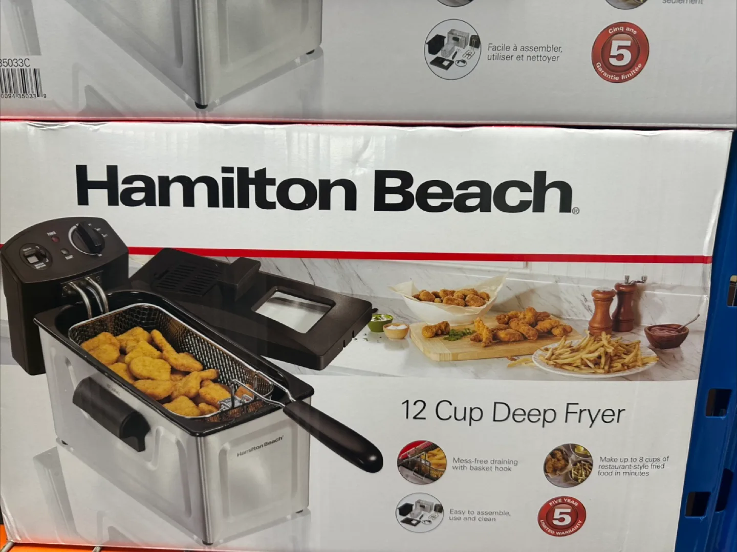 Hamilton Beach 12 Cup Deep Fryer