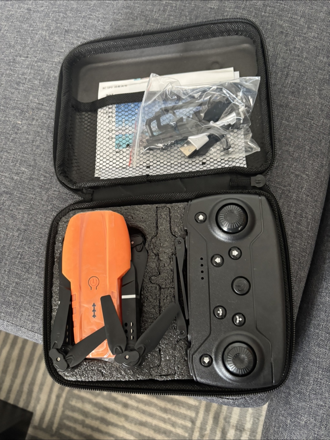 Mini Drone with Carrying Case and Controller with camera