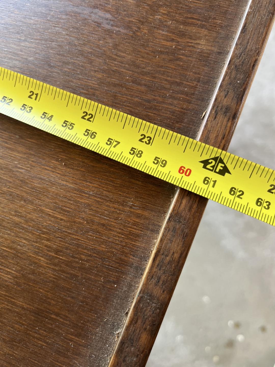 Small Dark Brown Wooden Table - photo 2