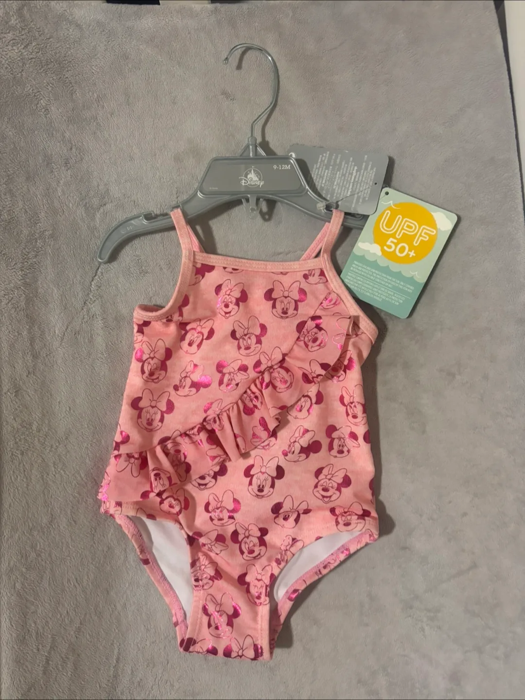 Girls' Disney Minnie Mouse Pink Swimsuit Size 19-2M thumbnail