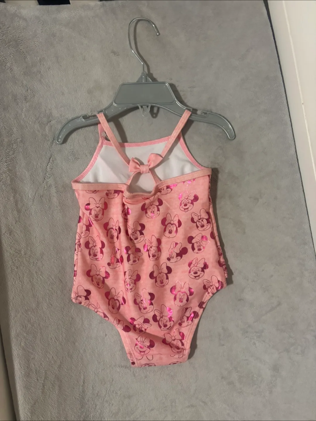 Girls' Disney Minnie Mouse Pink Swimsuit Size 19-2M image indicator(2)