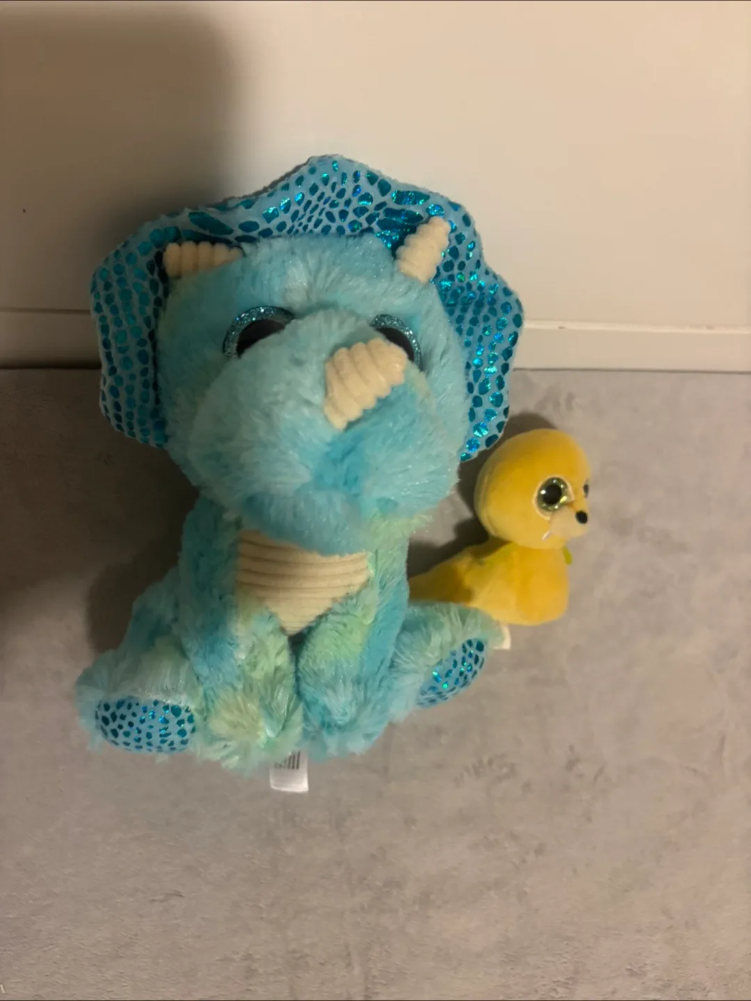 Ty Beanie Boos Triceratops & Chick Plush Toy Bundle thumbnail