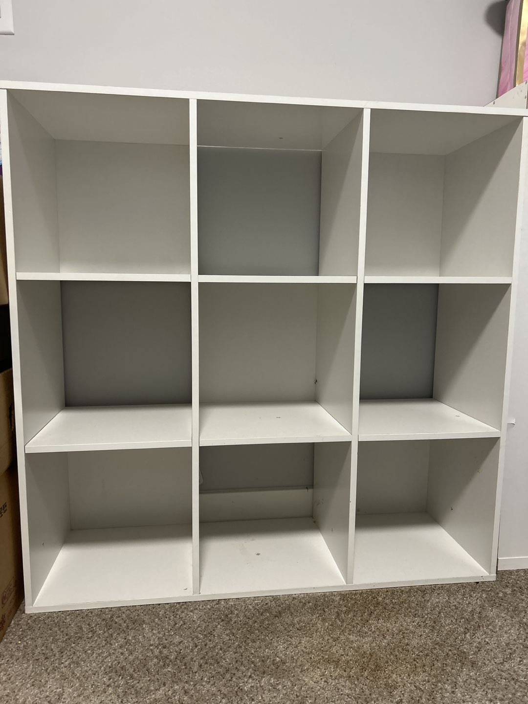 White 9-Cube Organizer