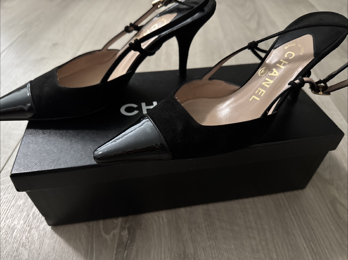Authentic Chanel lady heels