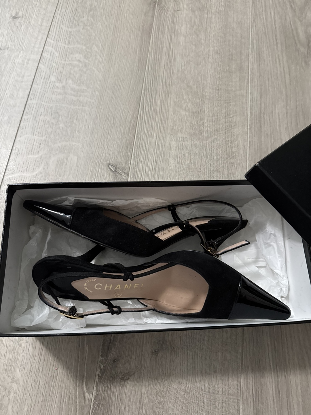 Authentic Chanel lady heels - photo 3