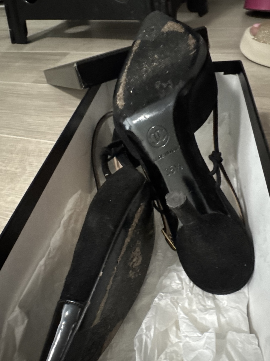 Authentic Chanel lady heels - photo 2
