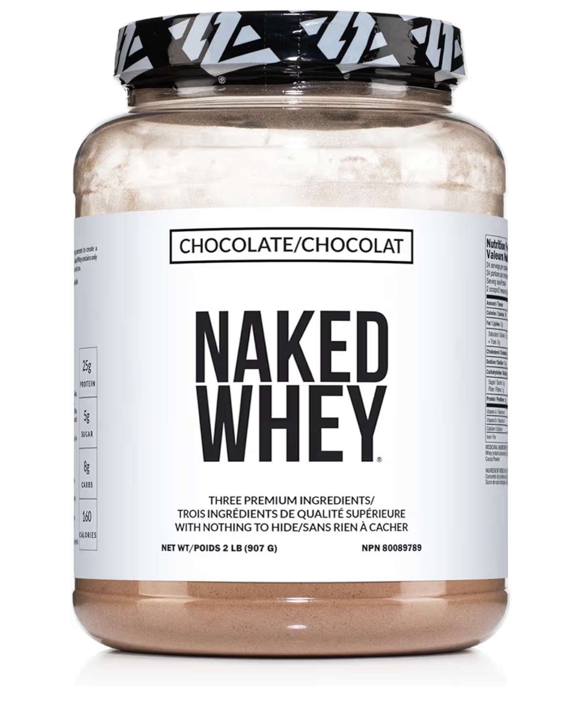 Naked Whey Chocolate Protein Powder - 2 lbs