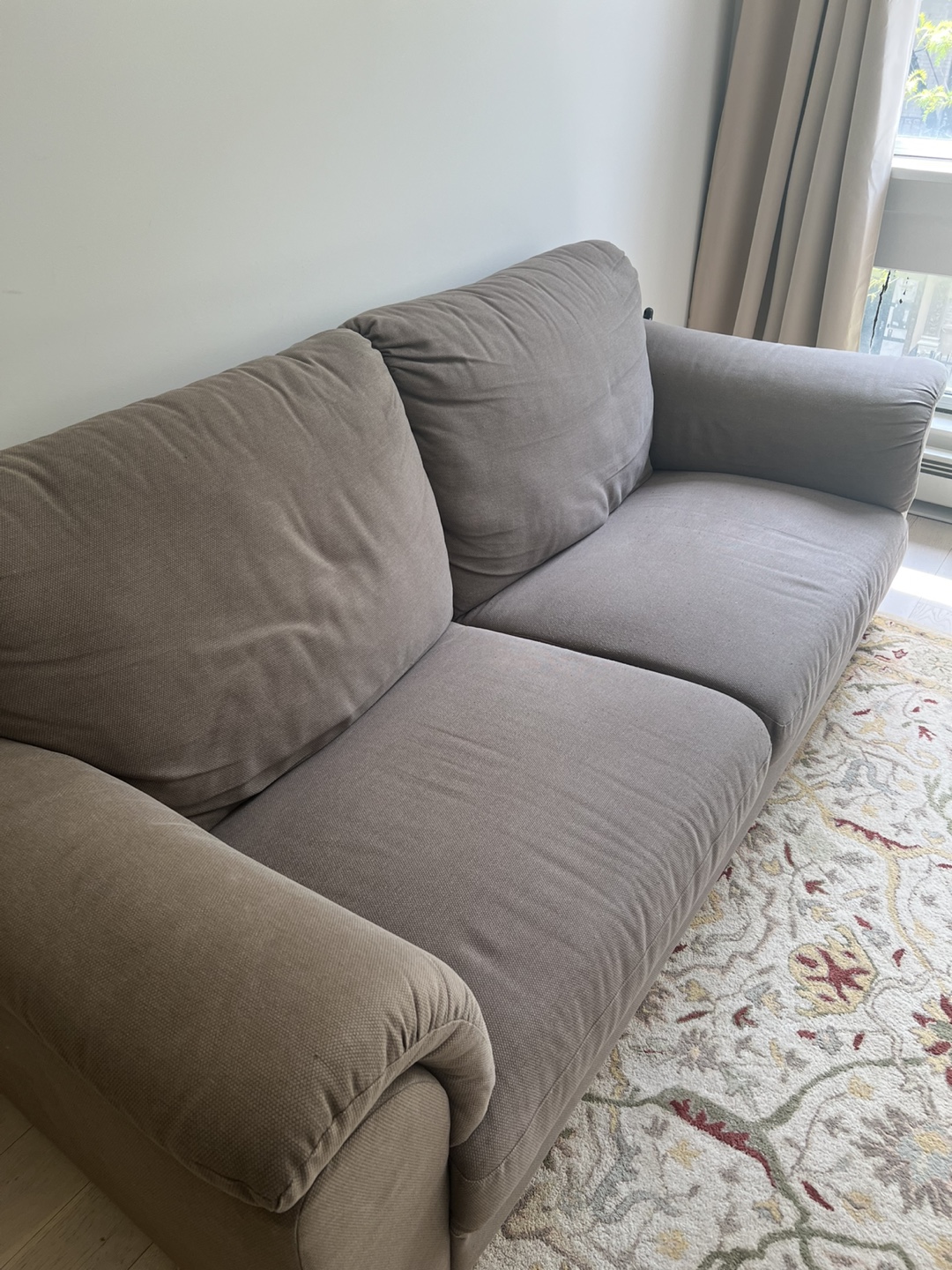 TIDAFORS Sofa, Dansbo medium brown - photo 3