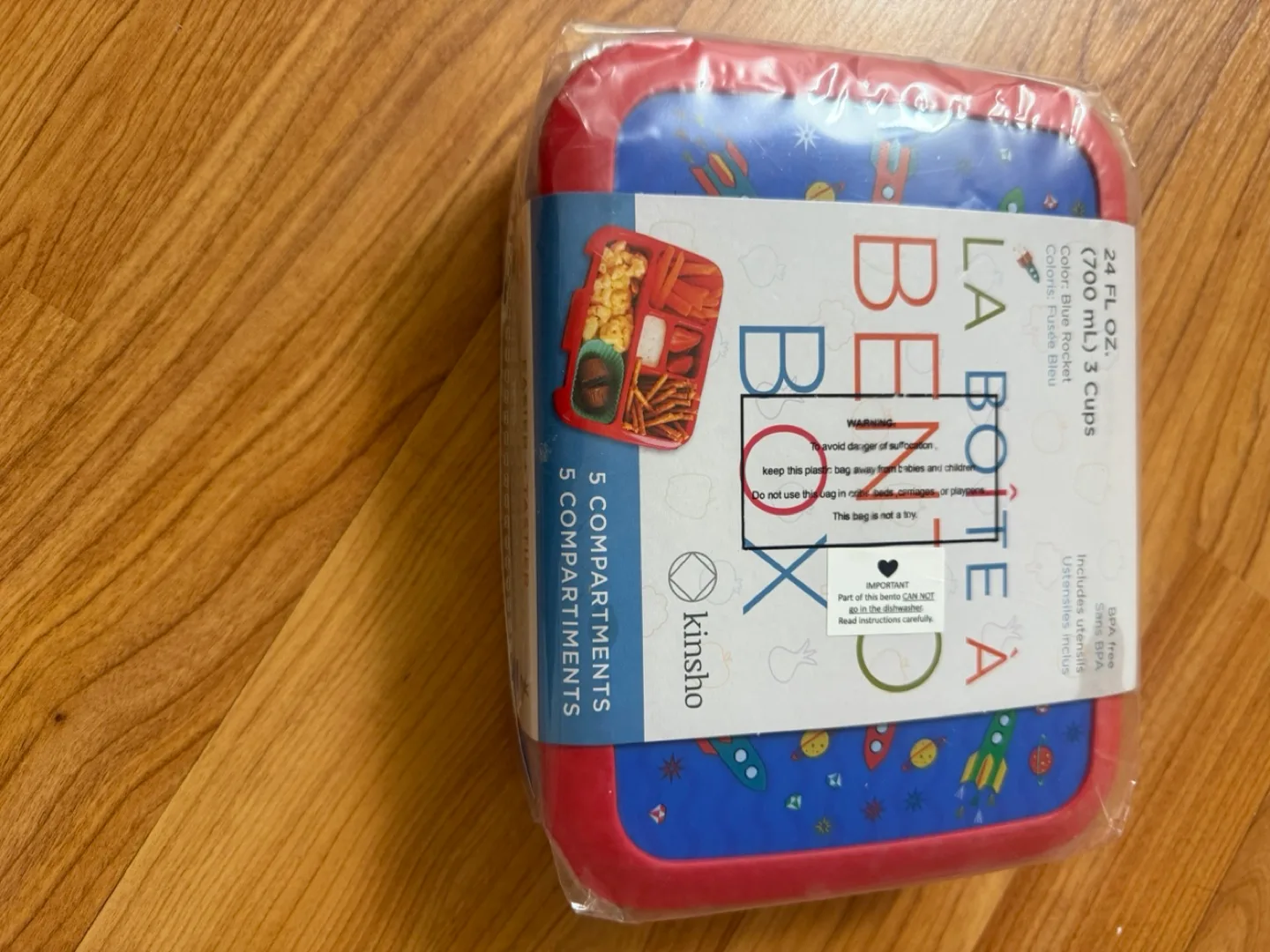 Kinsho La Bent Box 5 Compartments Lunchbox thumbnail
