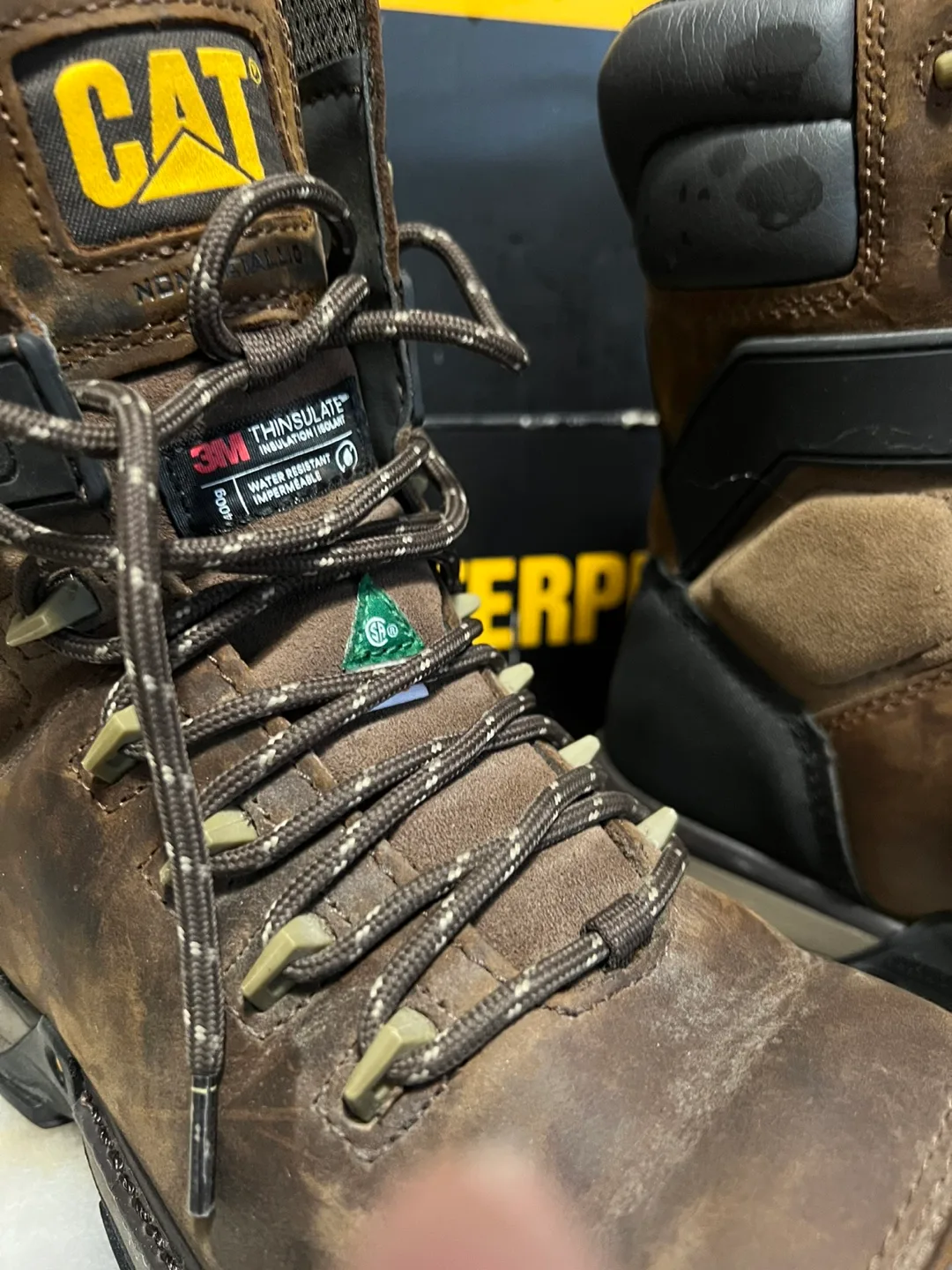 CAT Mens 8 Superlite Nano Toe CSA Safety Shoes image indicator(3)