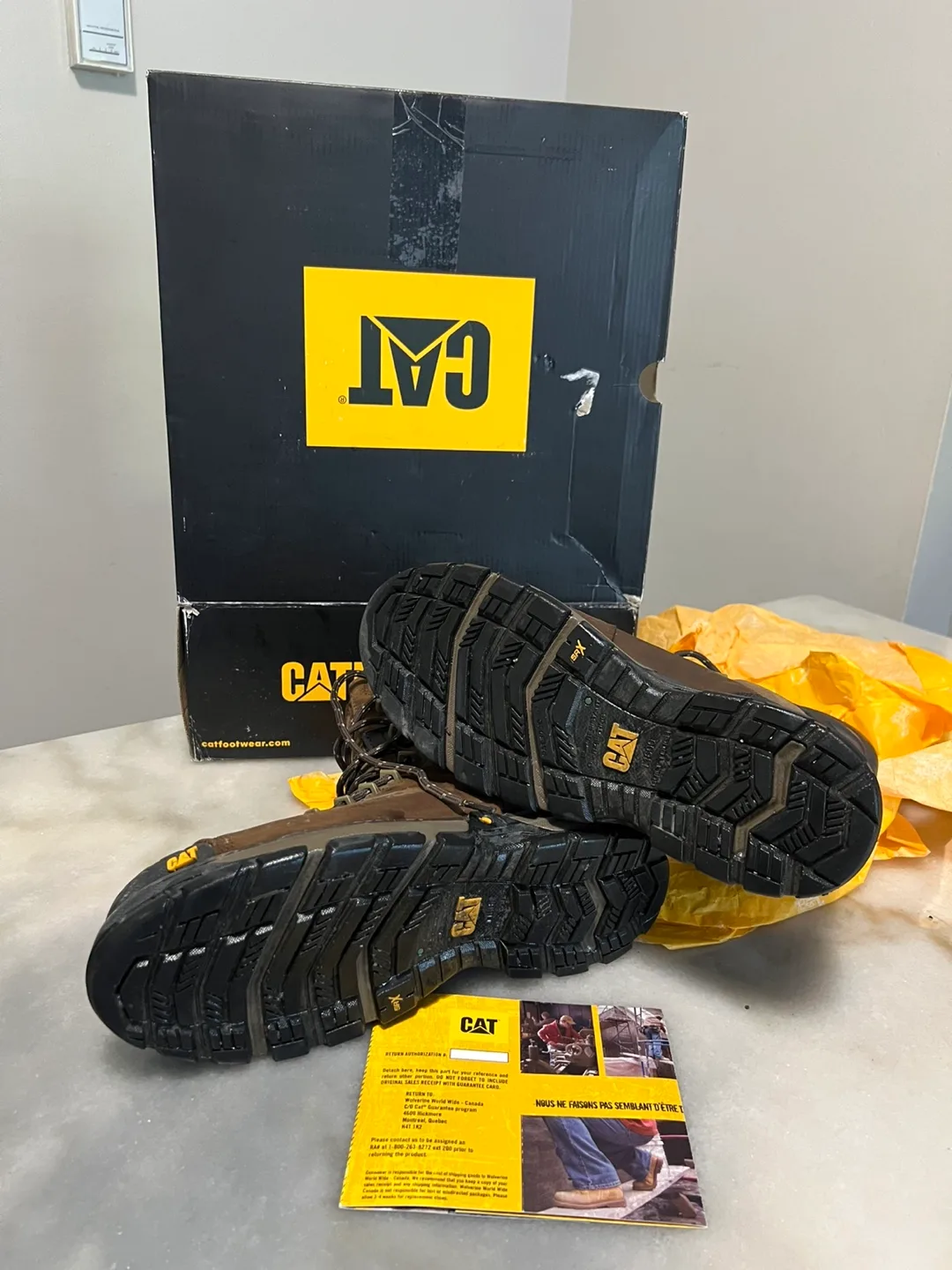 CAT Mens 8 Superlite Nano Toe CSA Safety Shoes image indicator(5)