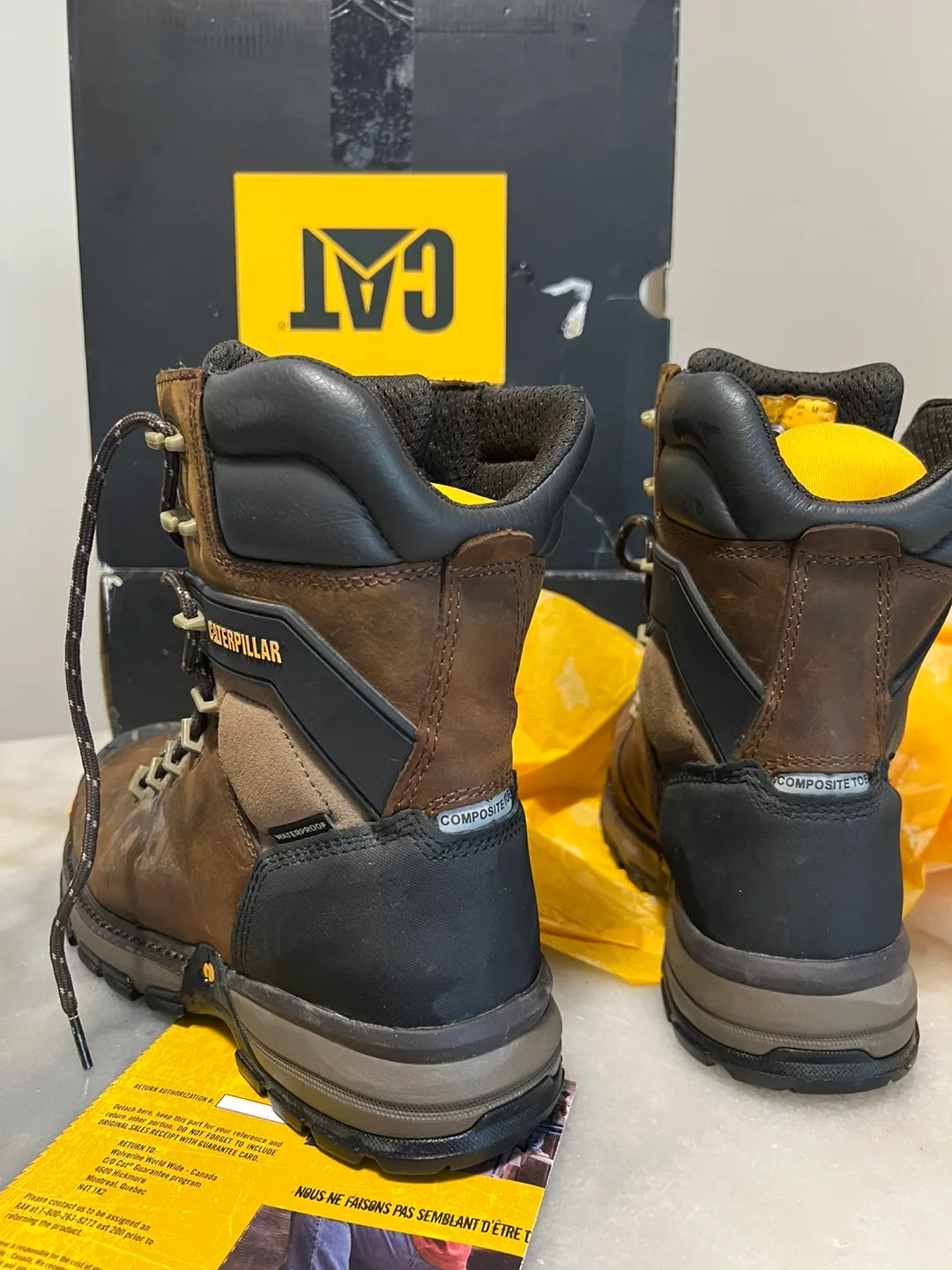 CAT Mens 8 Superlite Nano Toe CSA Safety Shoes image indicator(4)