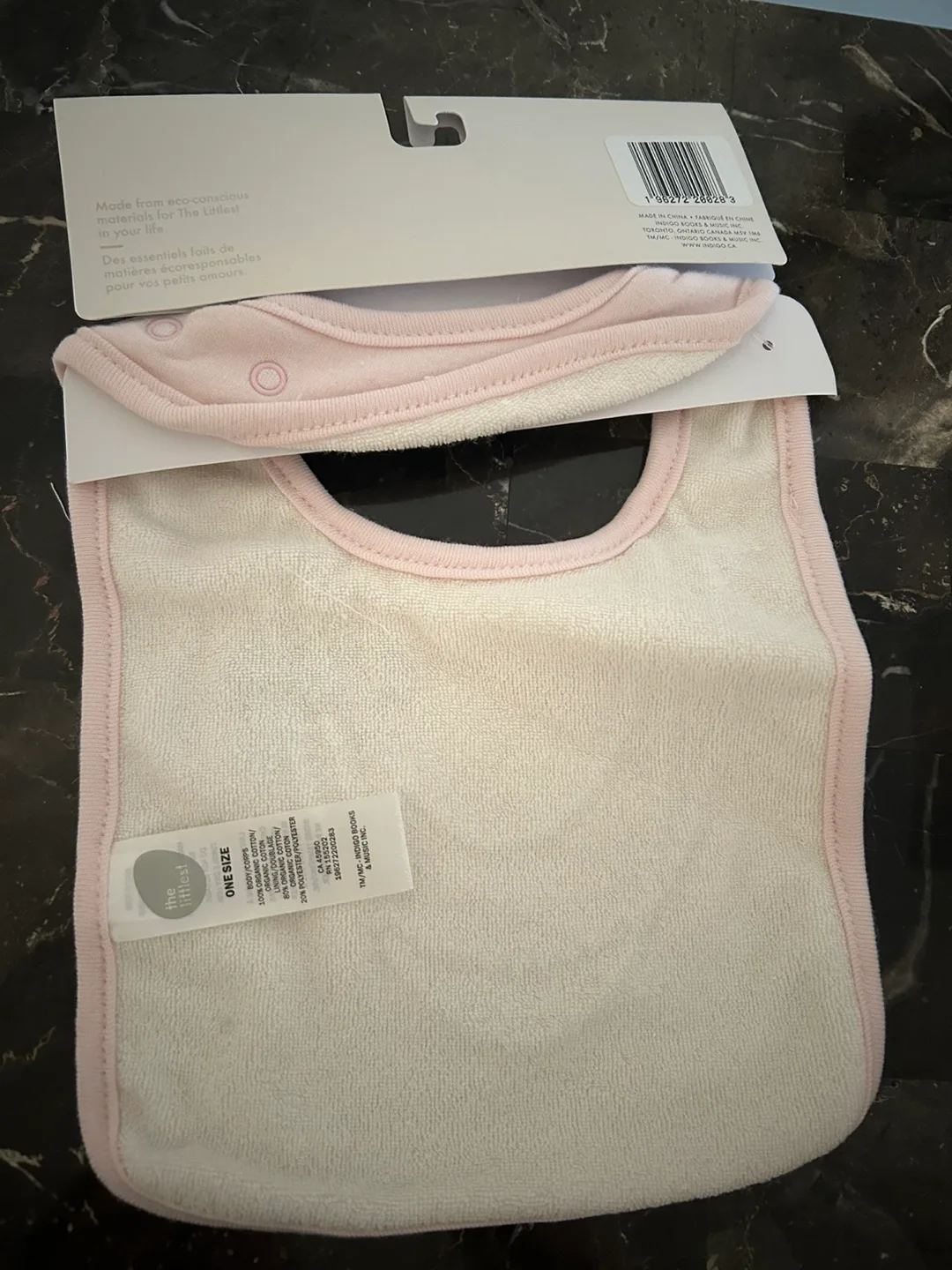 The Little'st Baby Girl Bib & 3-Pack Socks Set image indicator(4)