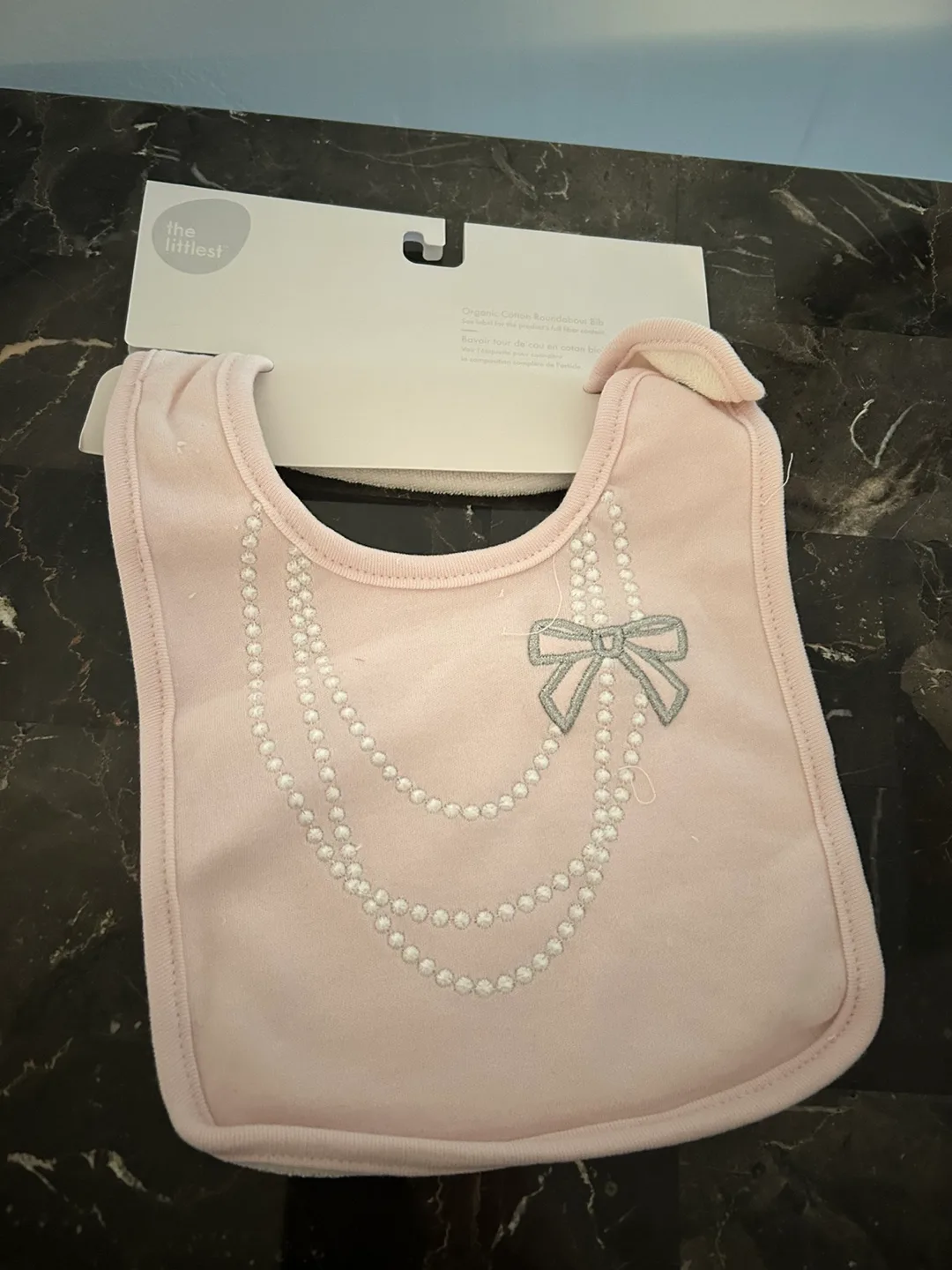 The Little'st Baby Girl Bib & 3-Pack Socks Set image indicator(3)