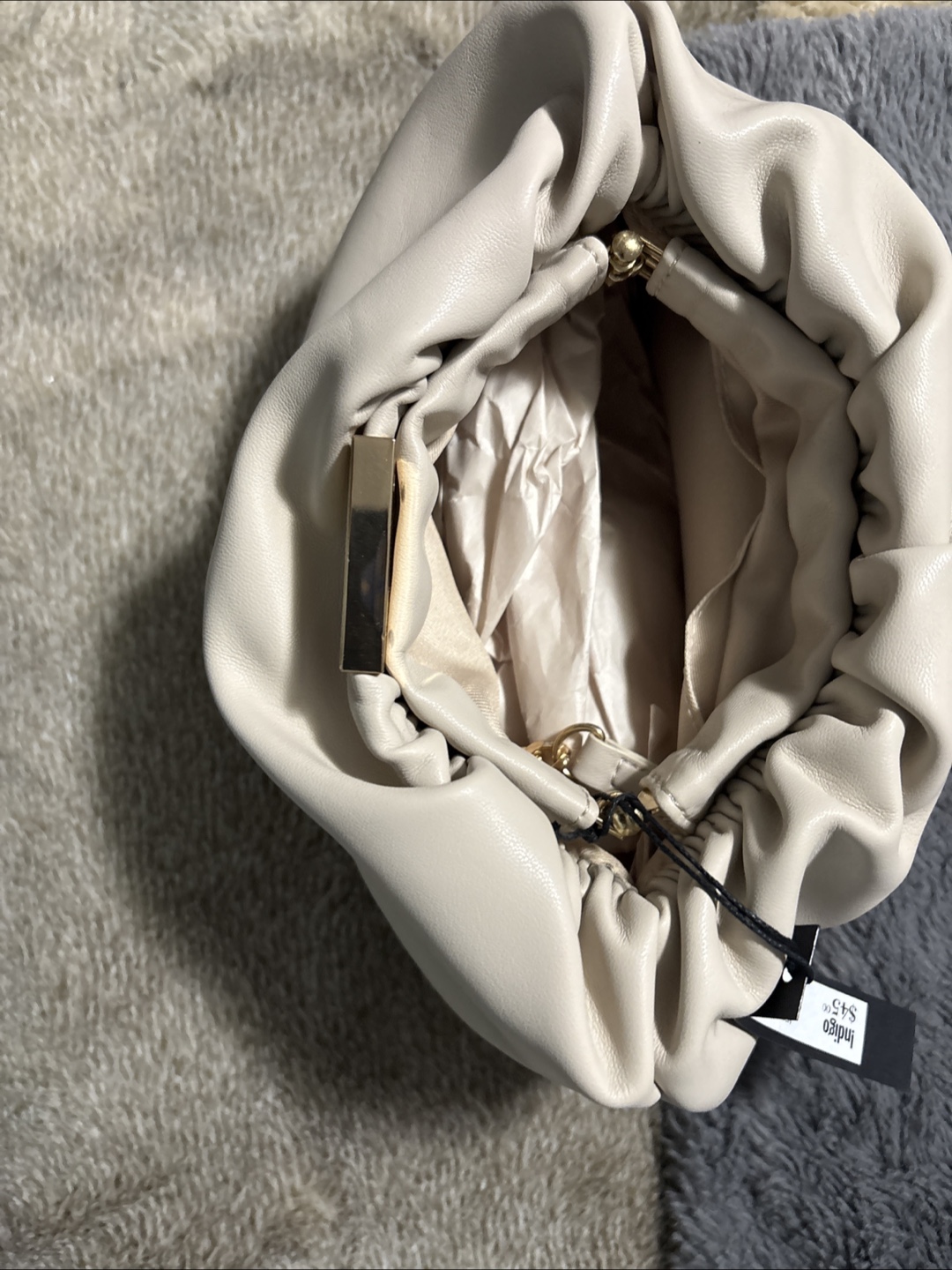 Indigo  Cream-Coloured  Clutch - photo 2