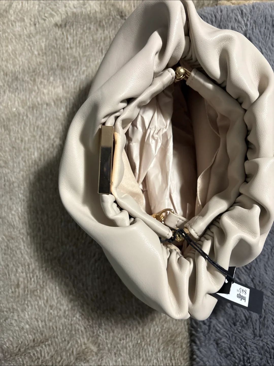 Indigo  Cream-Coloured  Clutch image indicator(2)