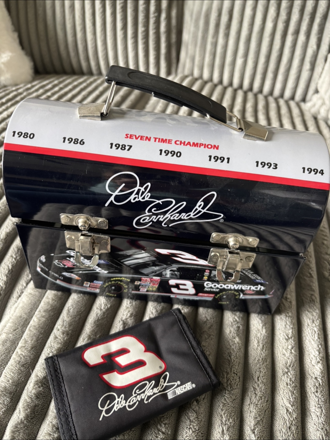 Dale Earnhardt Jr. Metal Lunchbox and Wallet