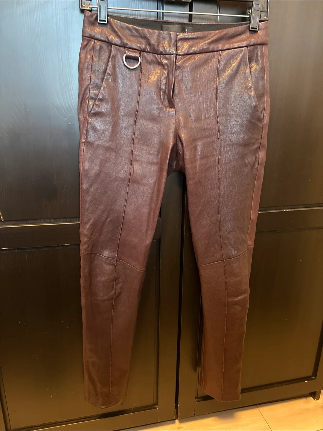 A.L.C. Leather Pants - Size 2 thumbnail