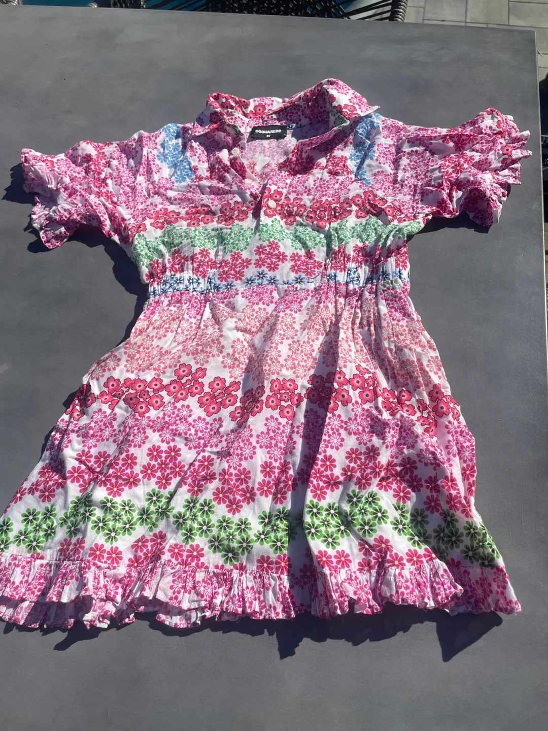 DSquared2 Girls' Size 8Y Floral Dress thumbnail