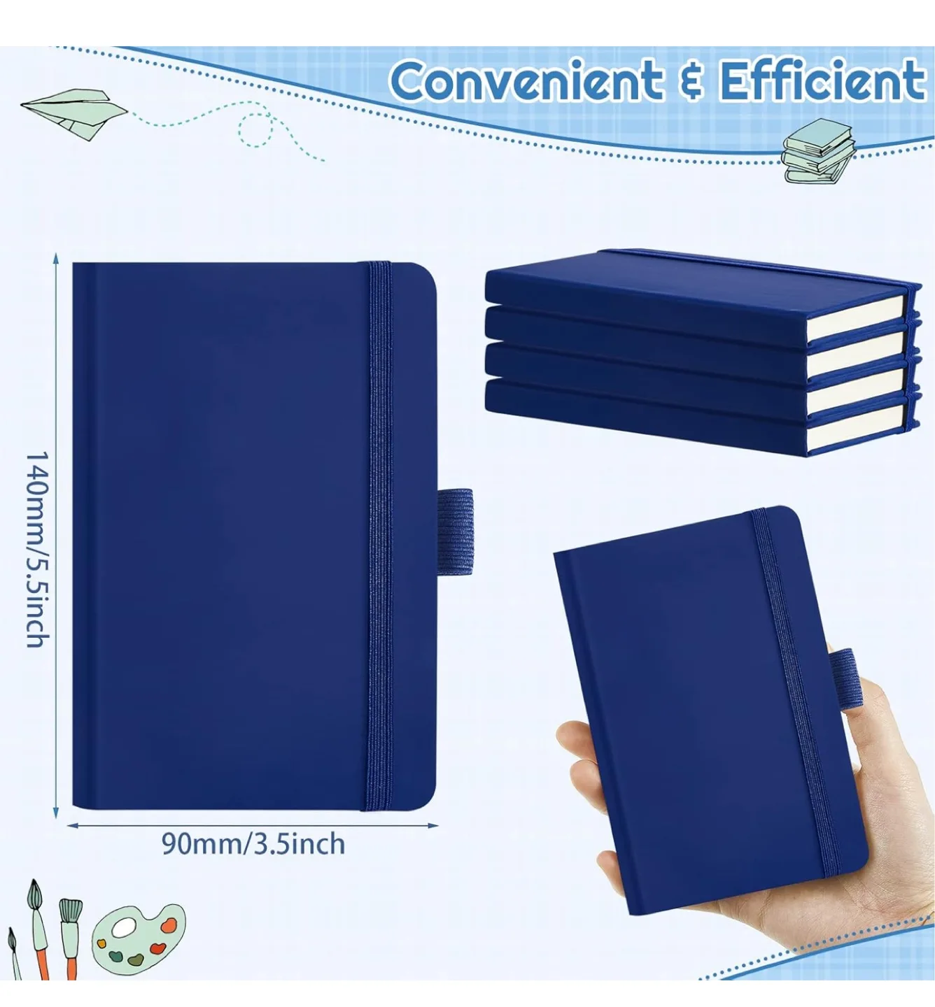 Bulk Lot of 40 Pocket Notebooks - Blue image indicator(2)