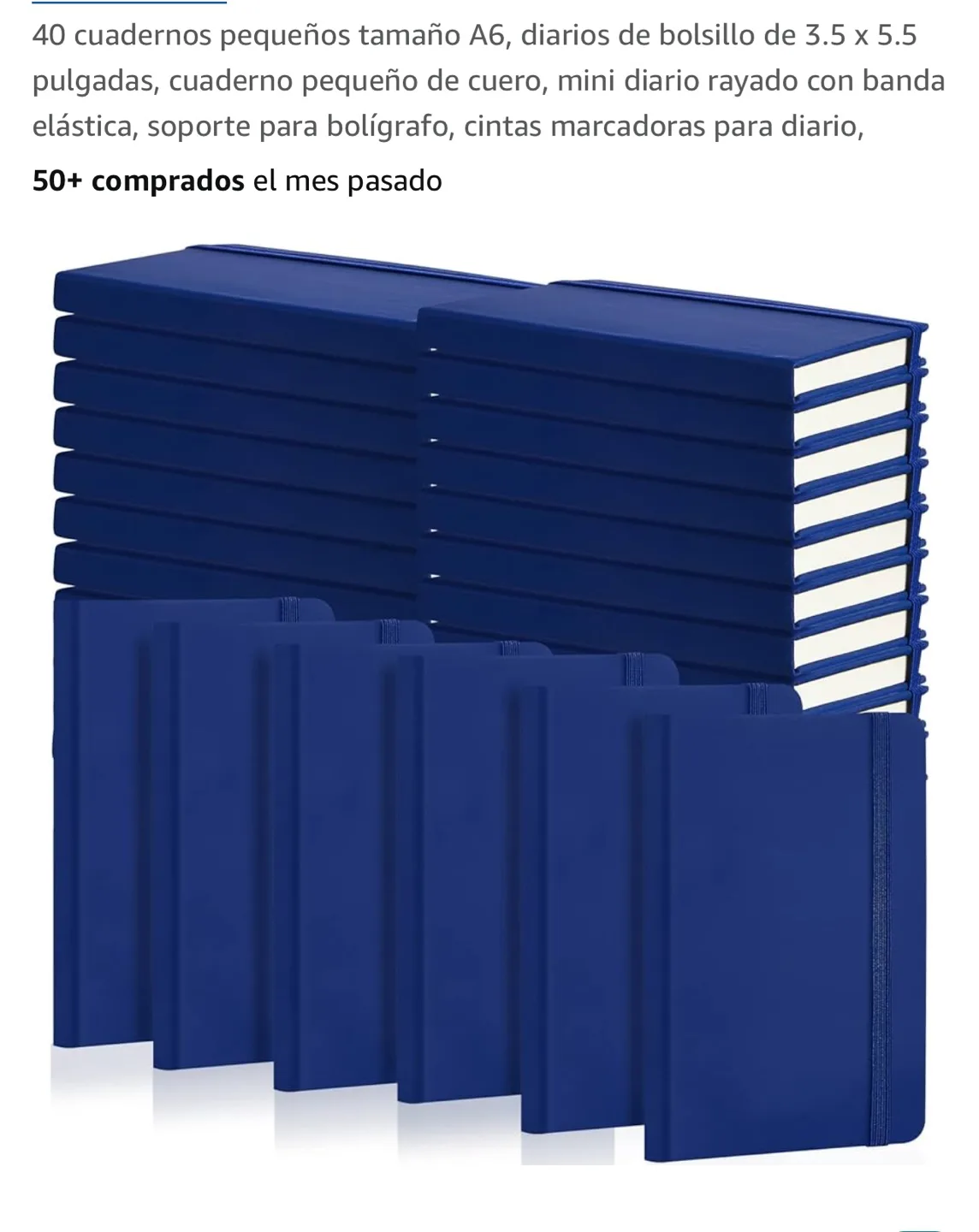Bulk Lot of 40 Pocket Notebooks - Blue image indicator(3)