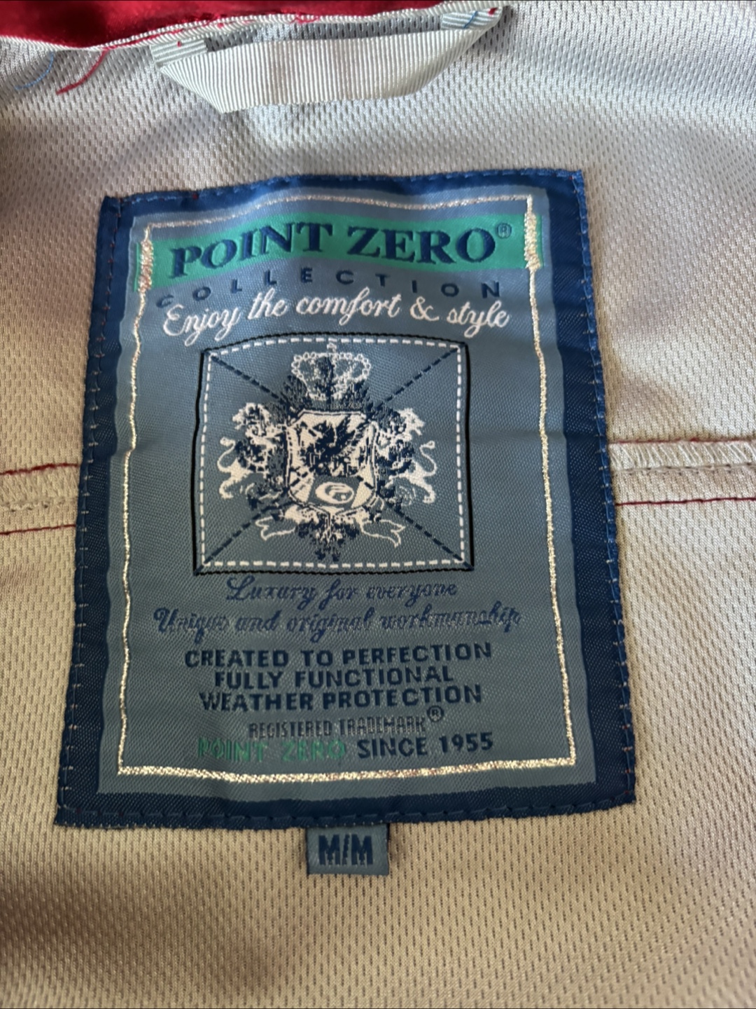 Point Zero Collection Men's Red Softshell Jacket - Size Medium - photo 2