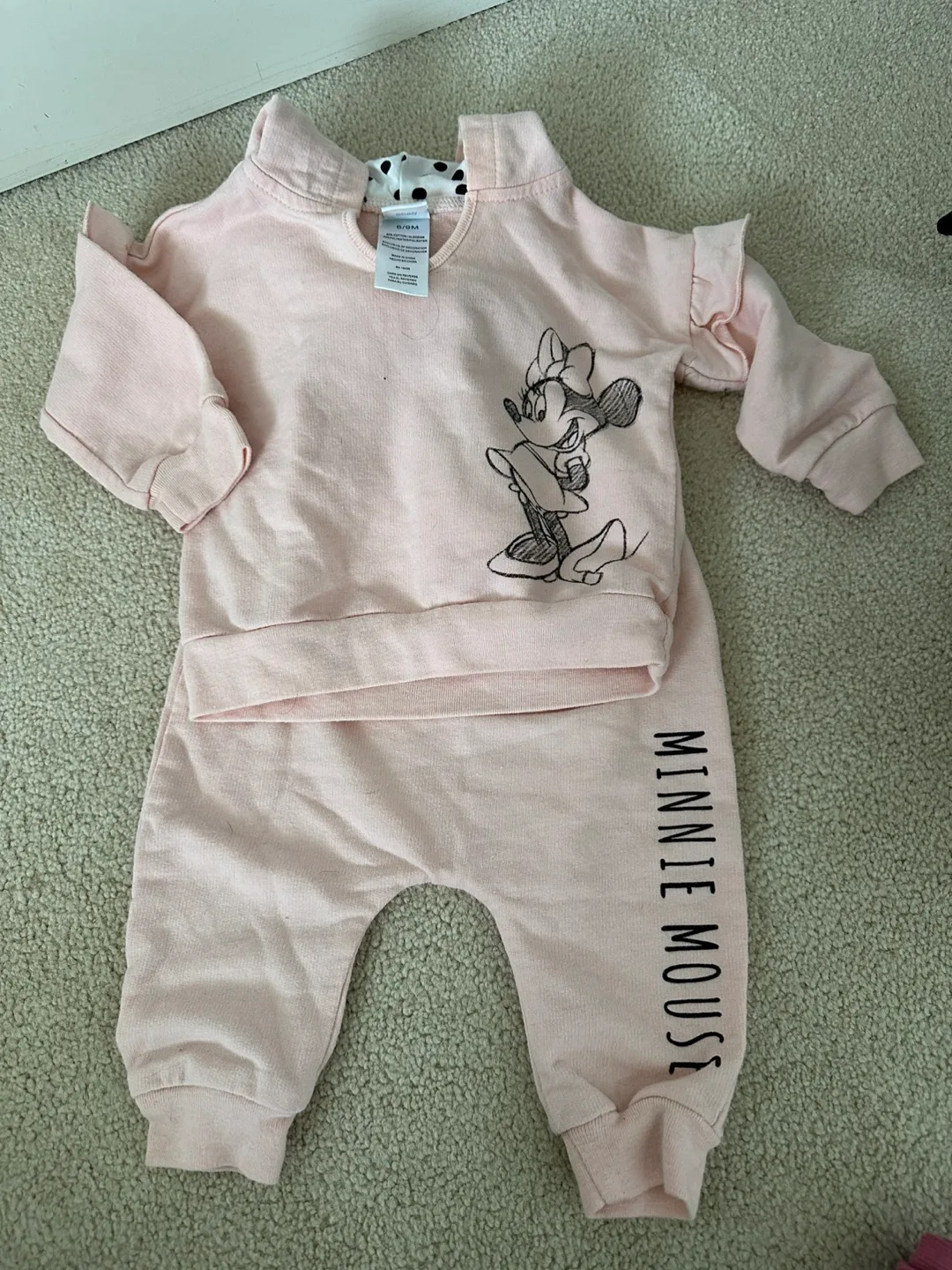 Disney Baby Girl Minnie Mouse Outfit - 6/9 Months thumbnail