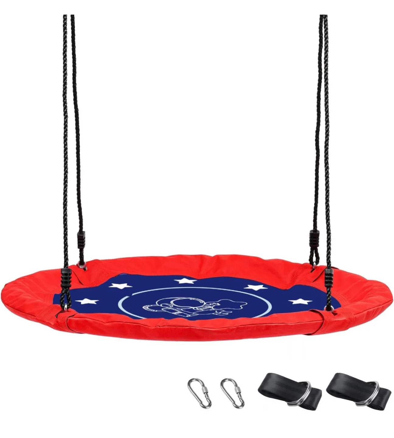 Brand new Saucer Tree Swing for Kids, 40 Inch Swing image indicator(8)