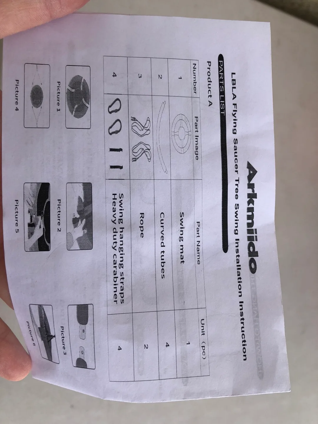 Brand new Saucer Tree Swing for Kids, 40 Inch Swing image indicator(10)