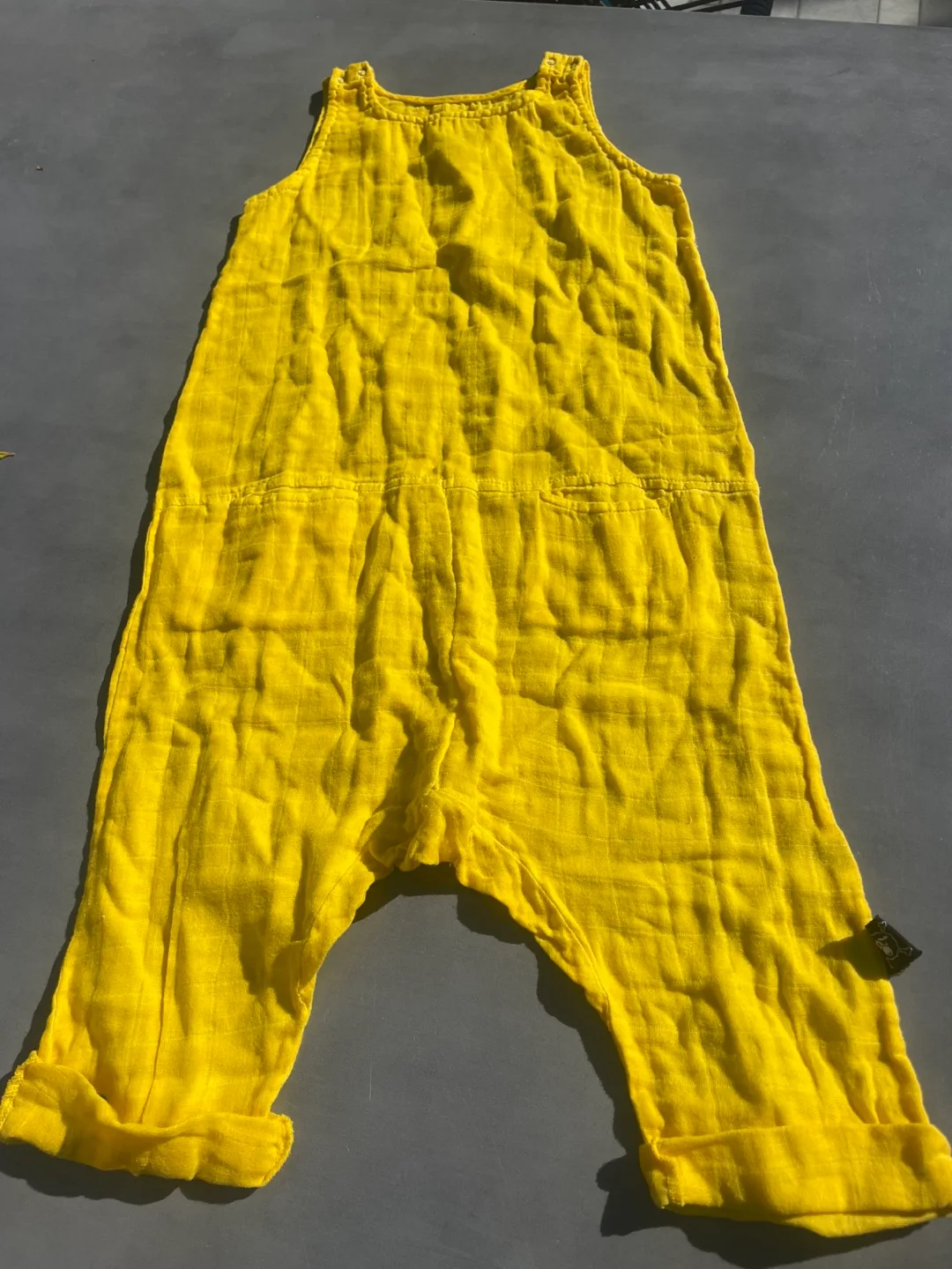 Nununu Mustard Yellow Jumpsuit Size 3-4 thumbnail
