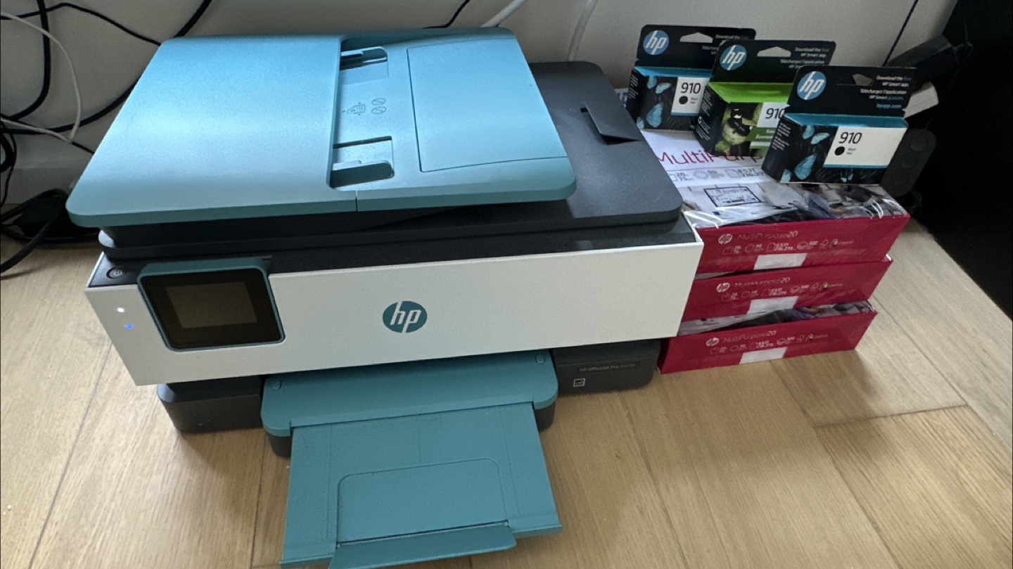 HP OfficeJet Pro 9020 Printer w/ Ink and Paper