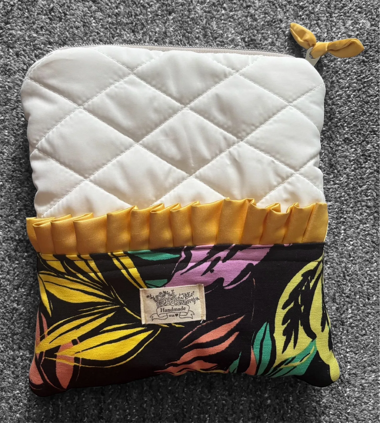 Handmade Quilted Makeup Bag / Pouch thumbnail