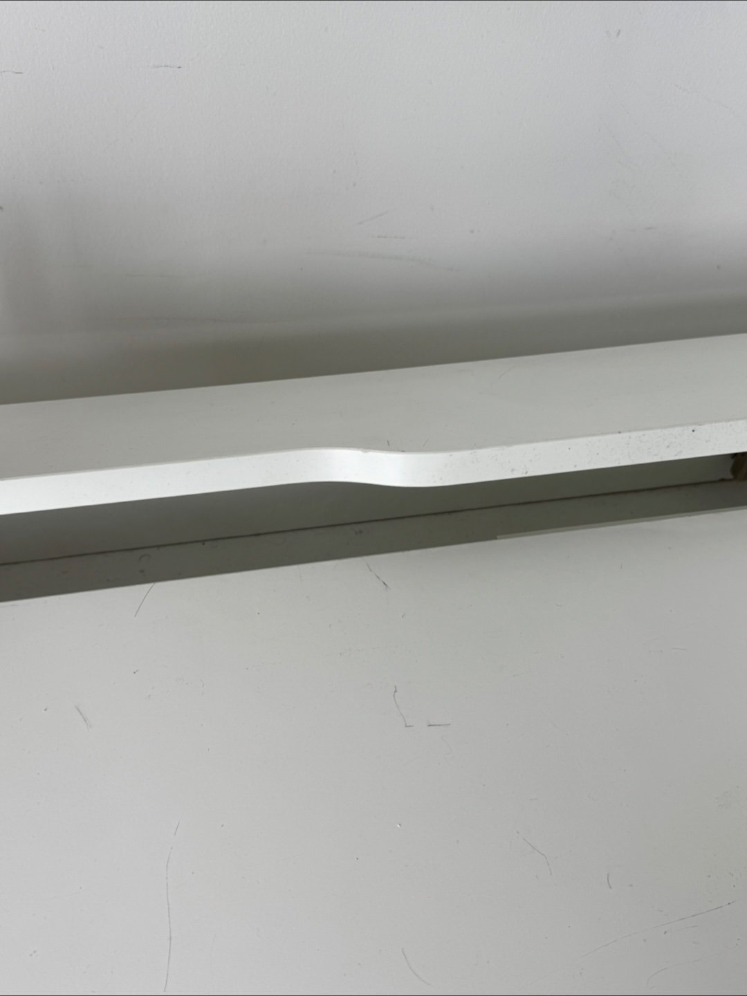White Desk with Two Drawers - photo 2