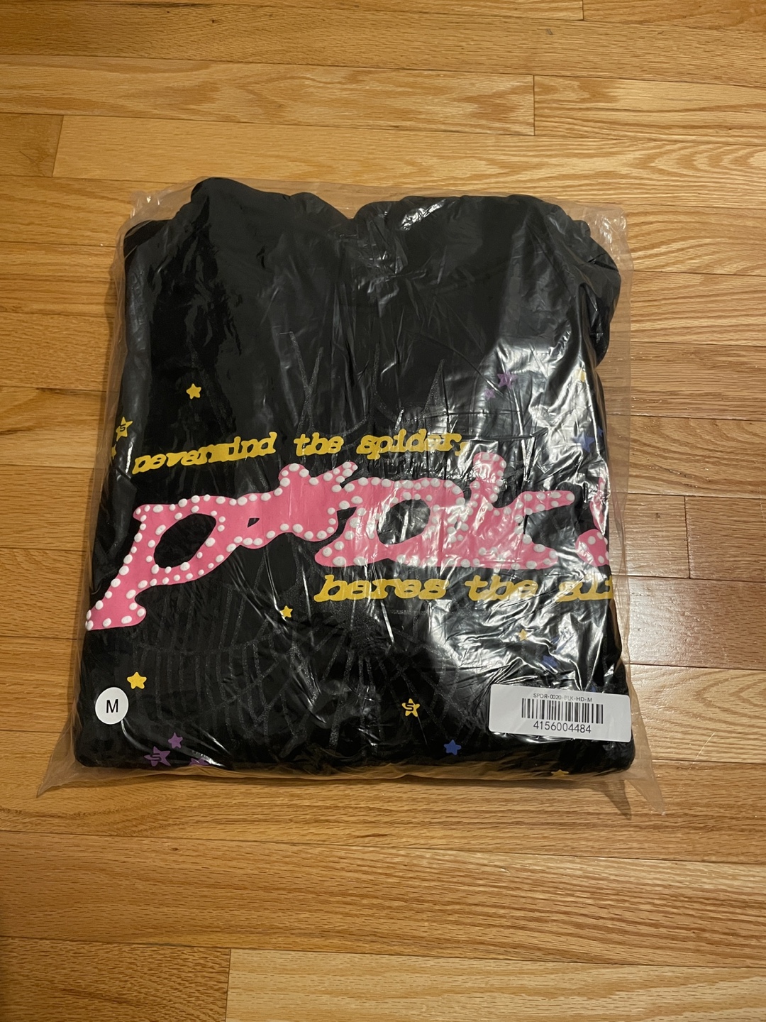 Sp5der Hoodie P*nk Black