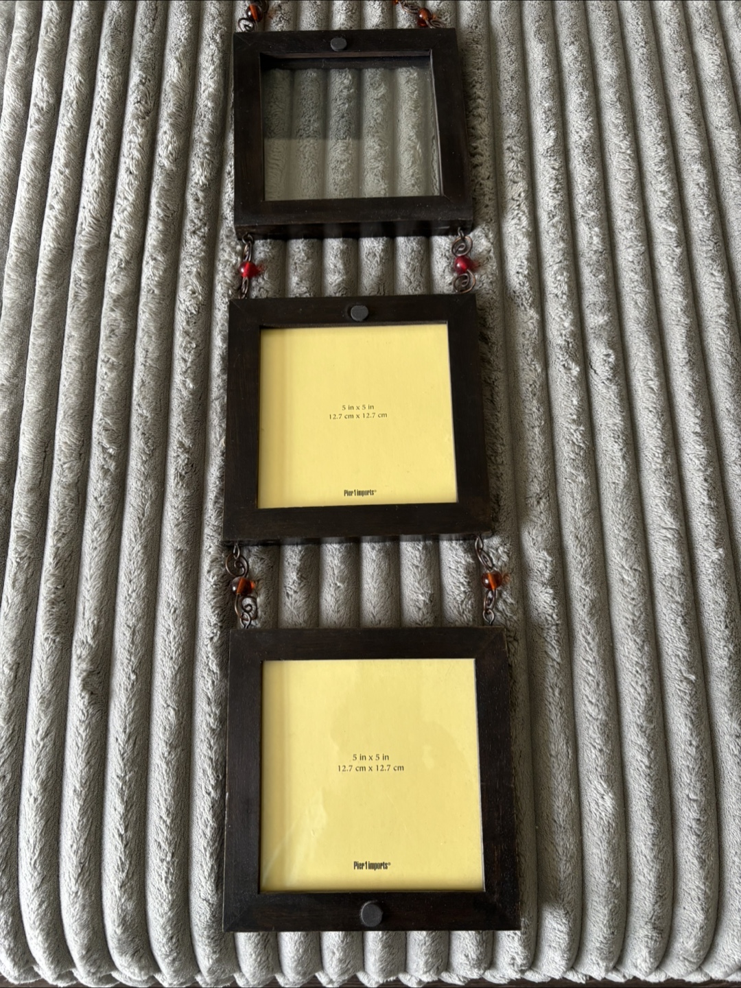 Pier 1 Imports Triple Photo Frame