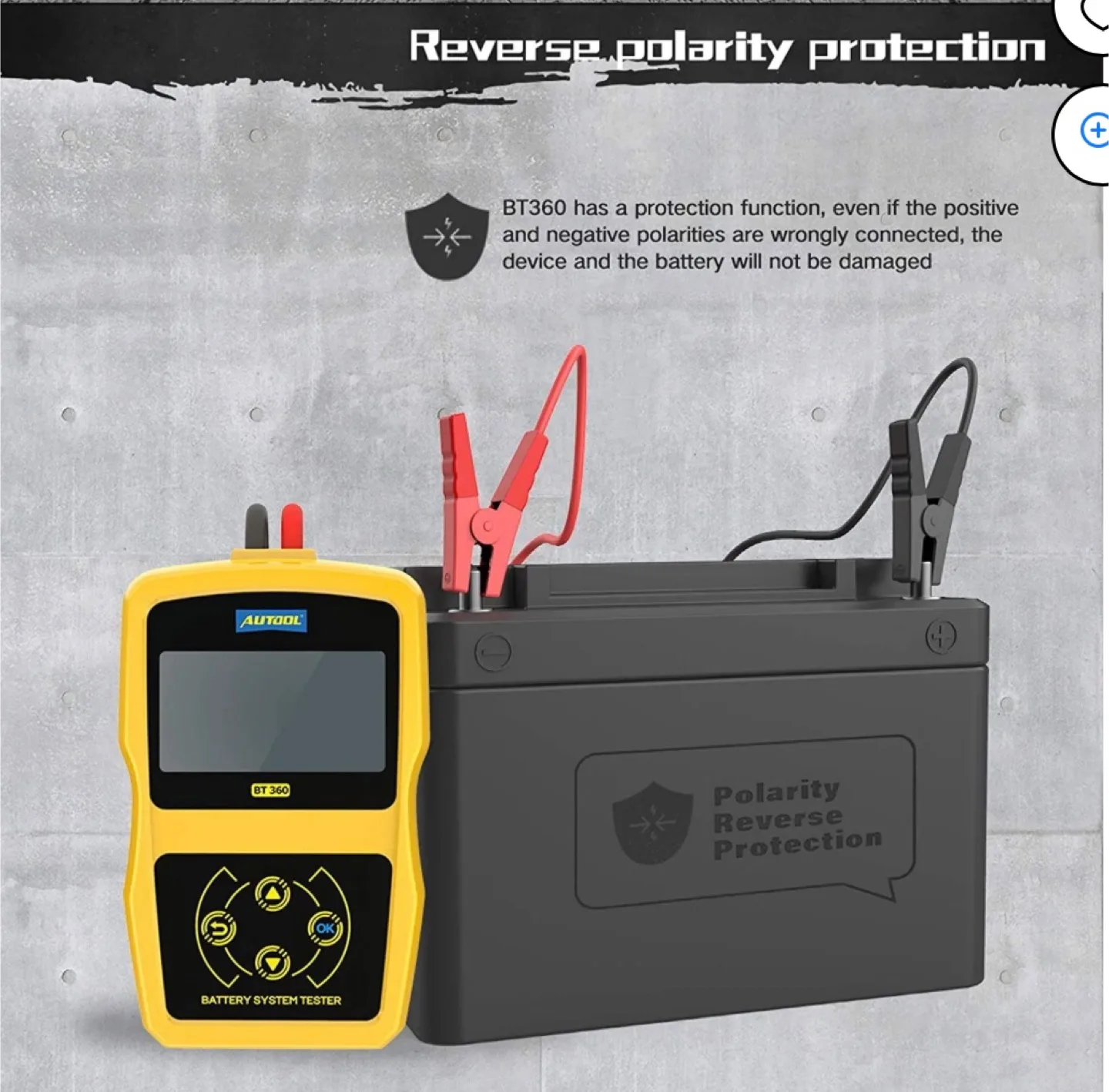 Automotive Battery Tester 12-Voltage image indicator(5)
