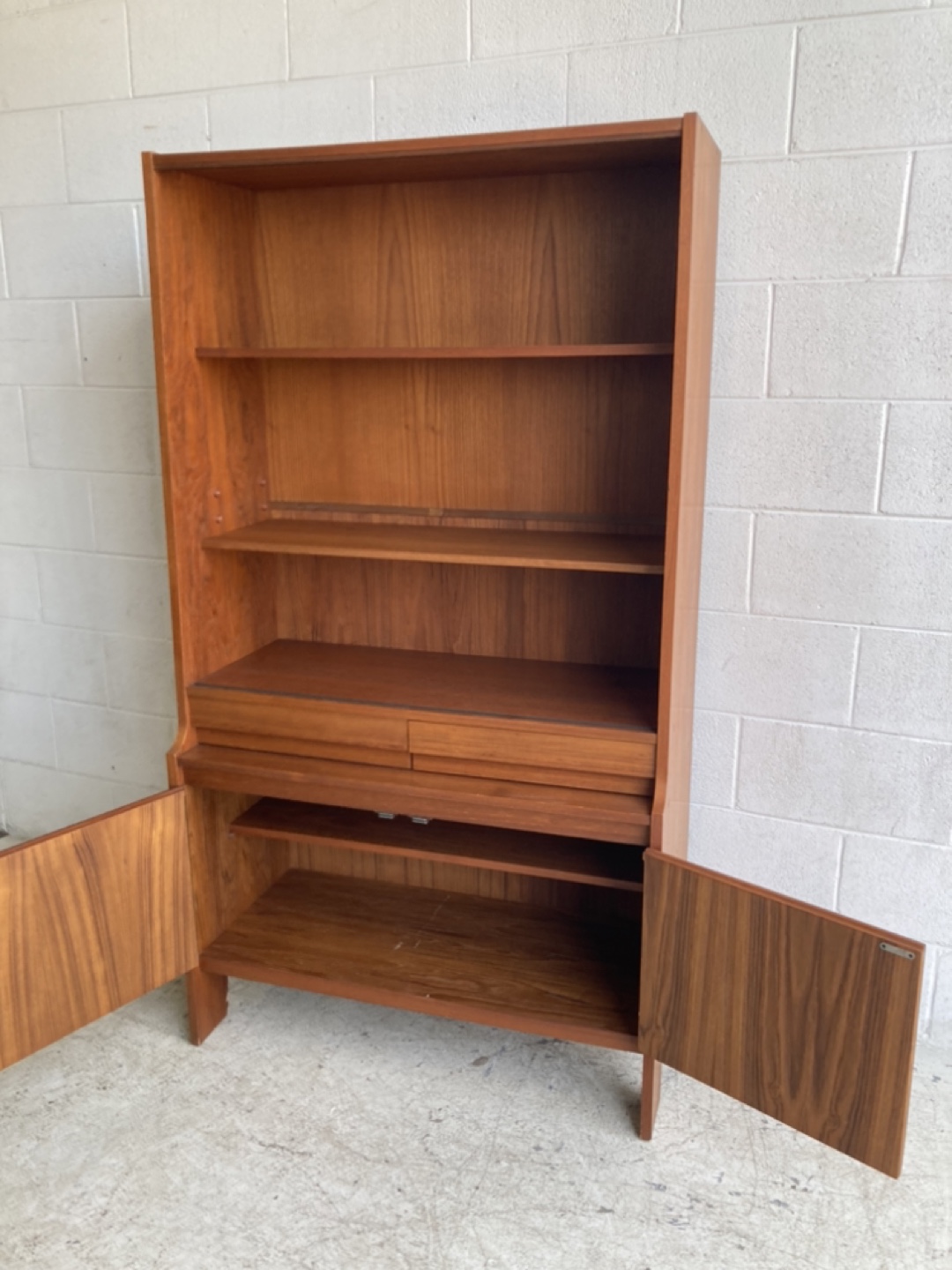 Mid Century Modern Teak China Cabinet - photo 3