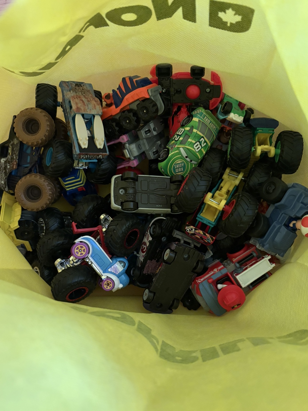 Huge Lot of Collectible Toy Monster Trucks and Cars
