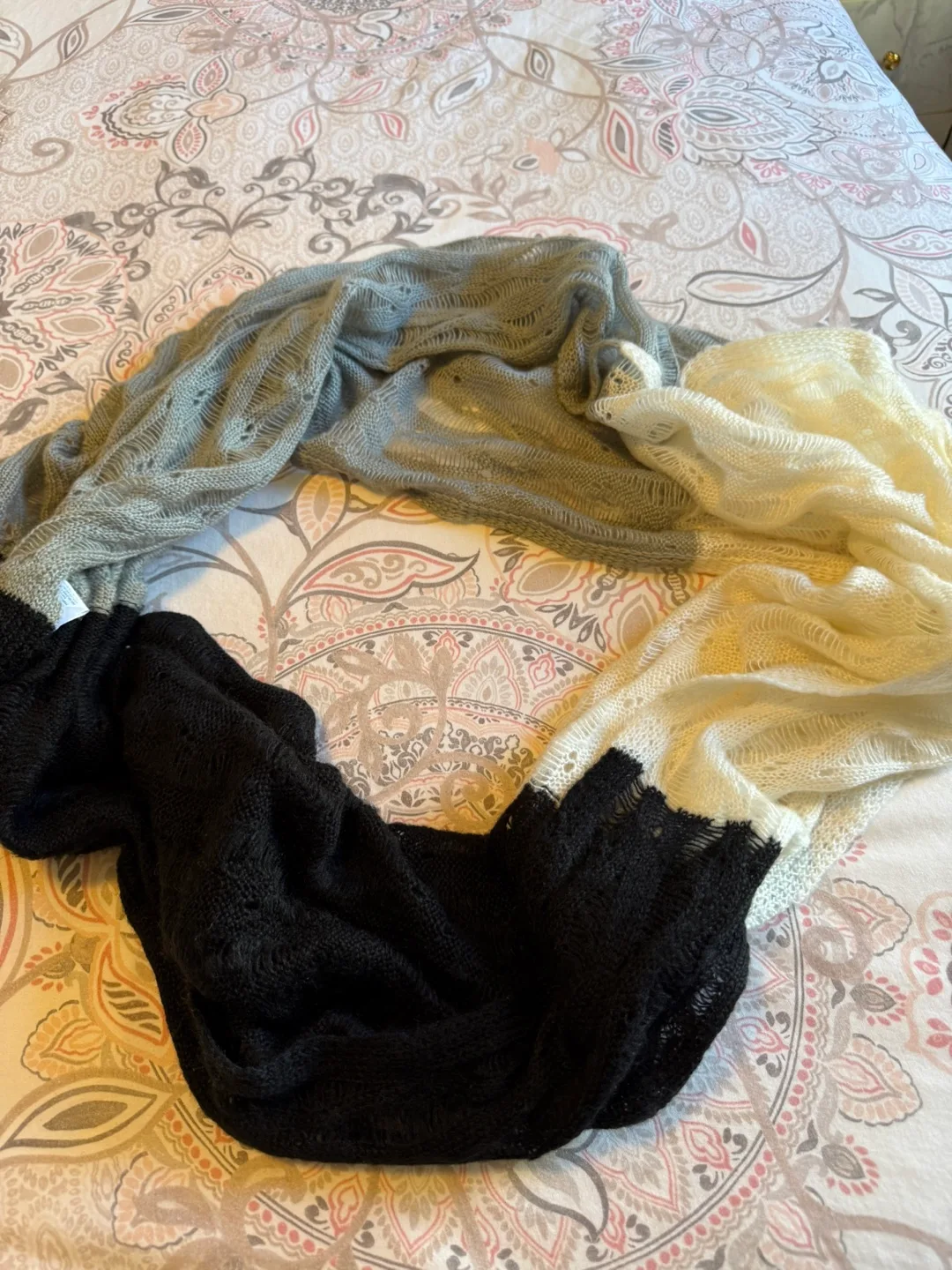 Ricki's Knitted light endless Scarf - Multicoloured 🏒 image indicator(2)