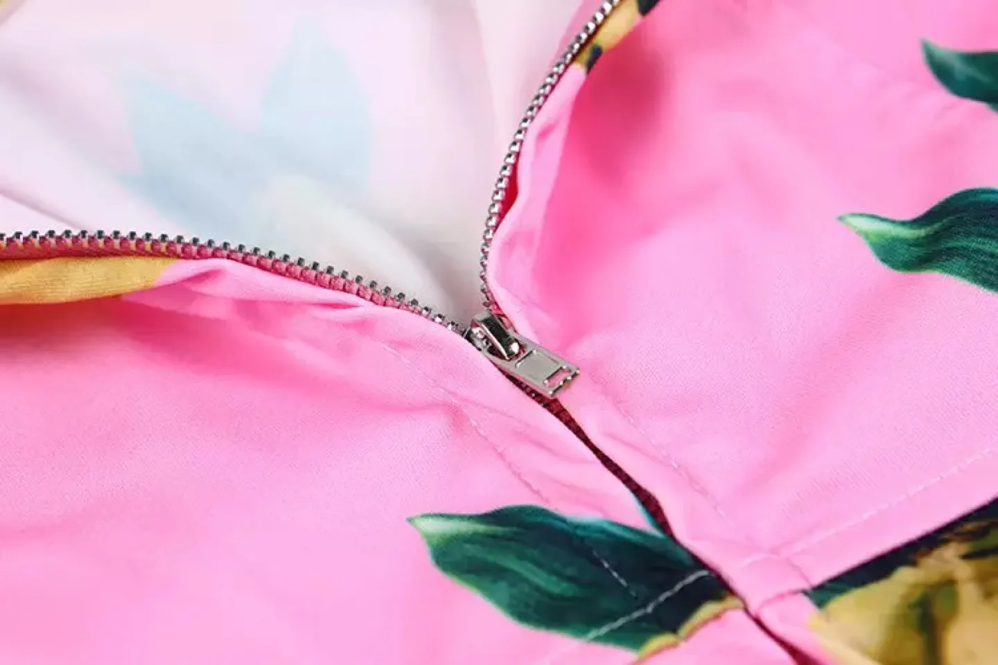 🏒Korea stylenanda banana print tube top dress ladies summer Pink image indicator(3)