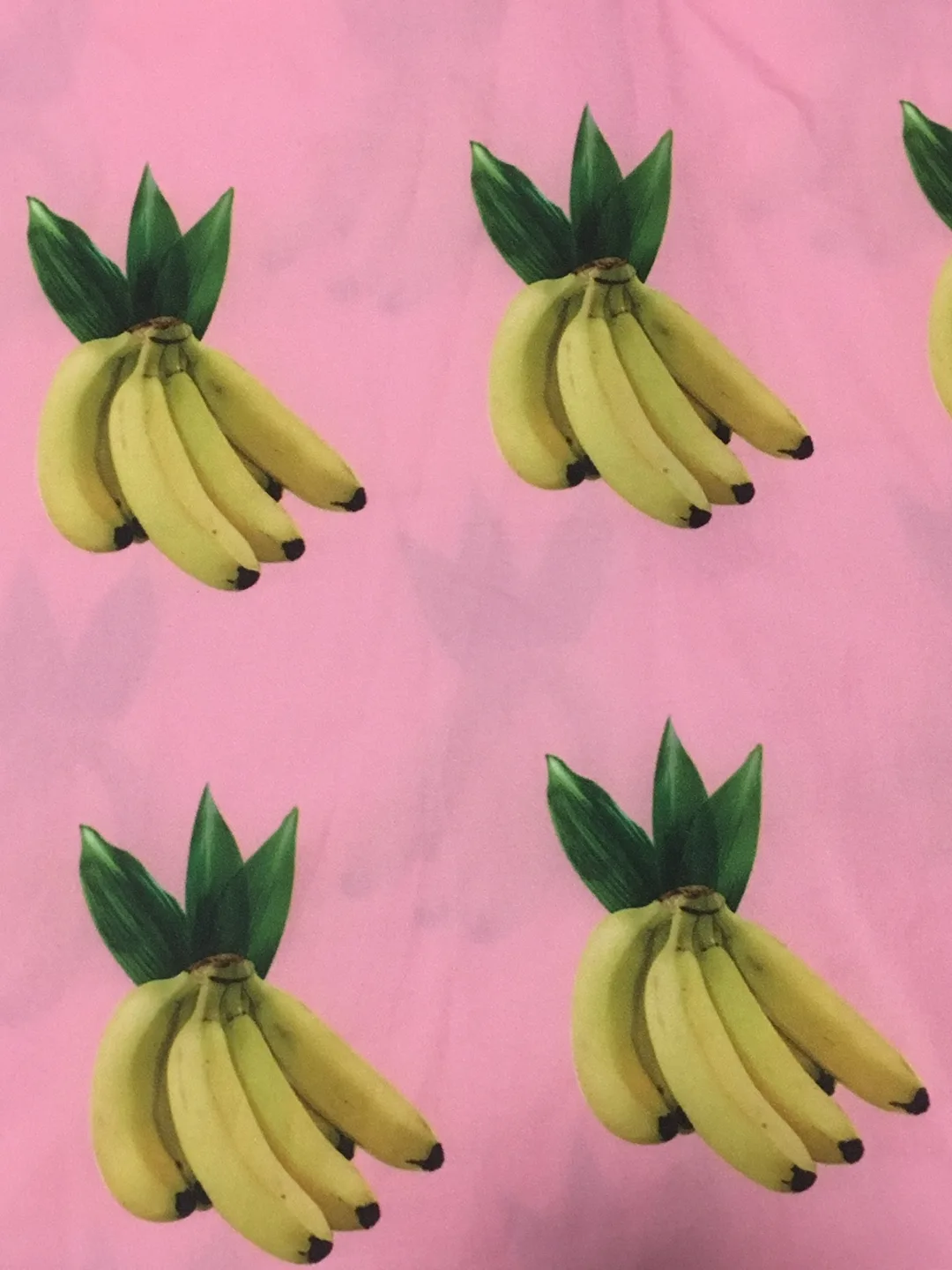 🏒Korea stylenanda banana print tube top dress ladies summer Pink image indicator(8)