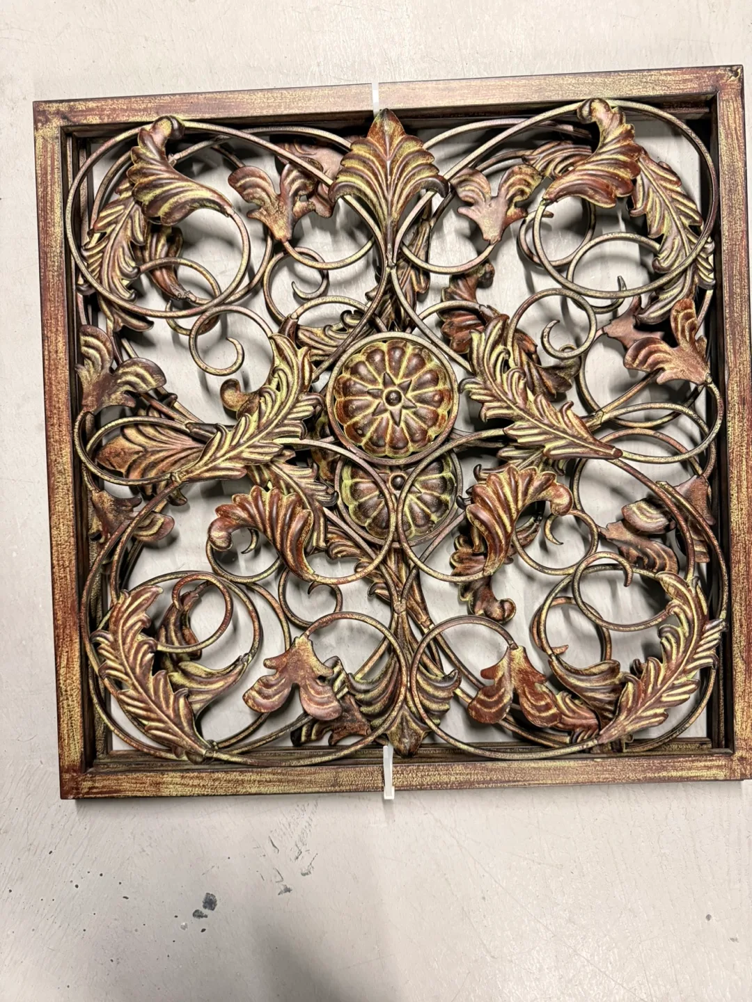 Ornate Metal Wall Decor - Two-Piece Set thumbnail