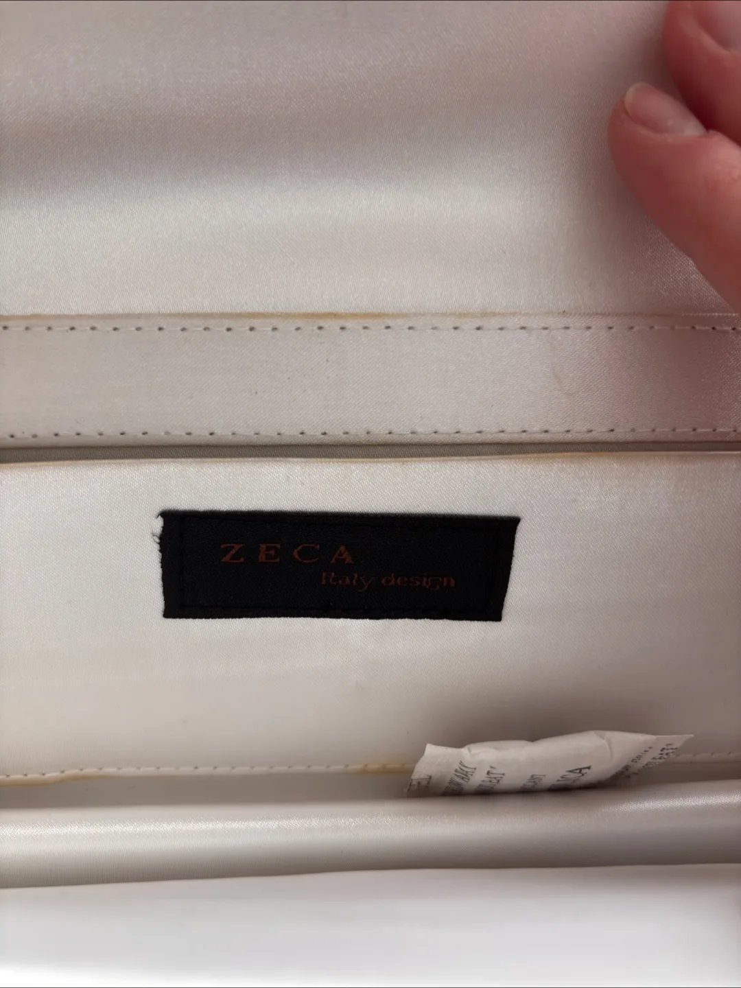 White Rhinestone Clutch Evening Bag image indicator(8)