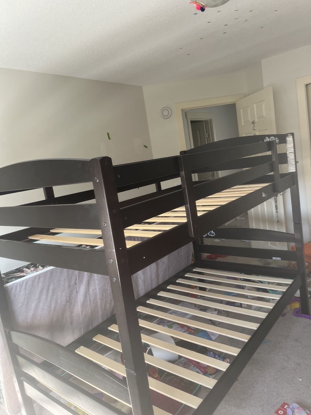 Twin-over-twin bunk bed + free twin mattress - photo 3
