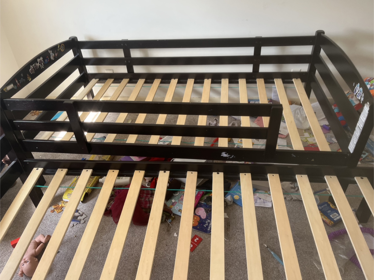 Twin-over-twin bunk bed + free twin mattress - photo 5