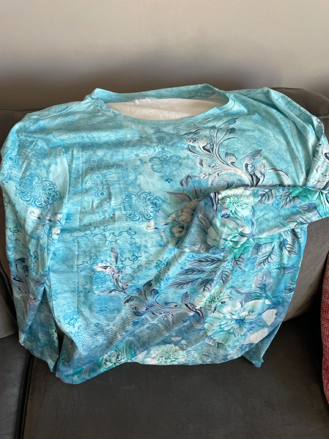 #freecycle Women's Floral Long Sleeve Shirt thumbnail
