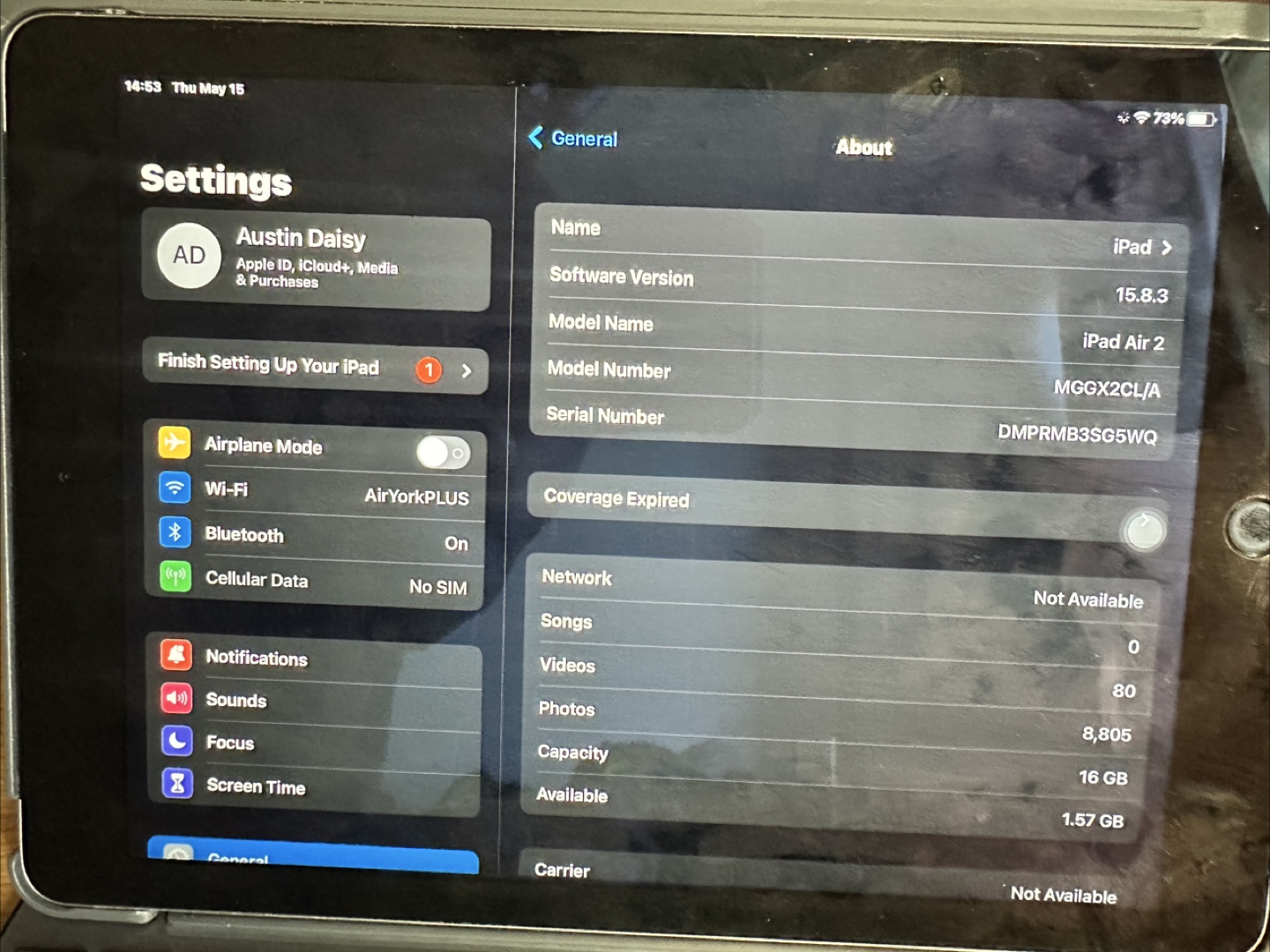 iPad Air 2 cellular with Keyboard - photo 2
