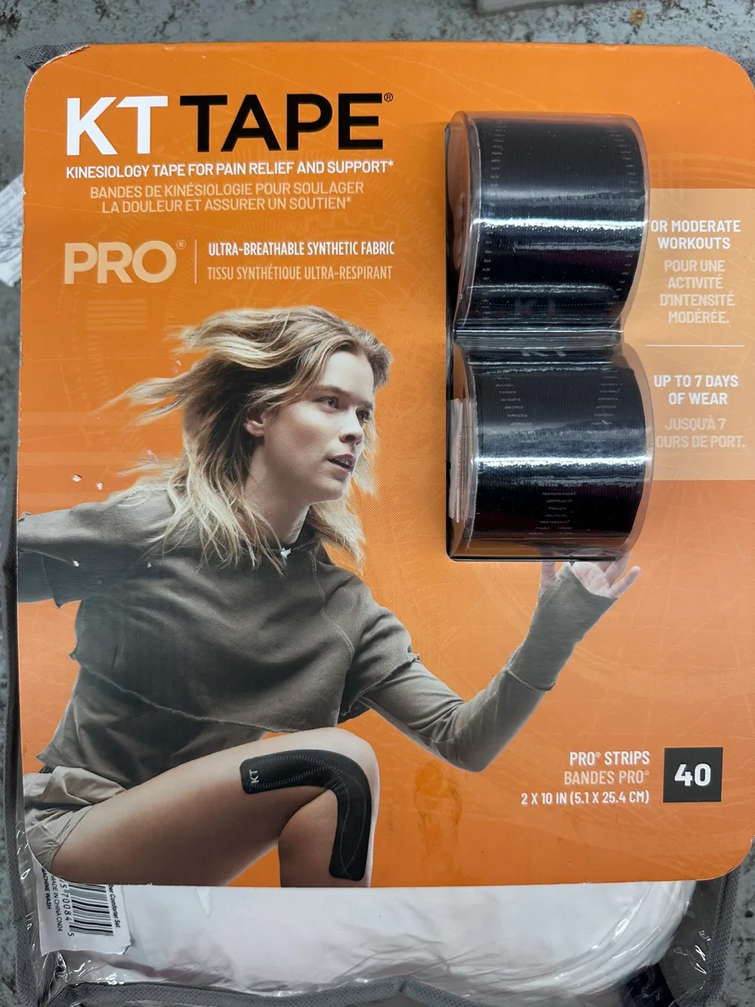 KT TAPE PRO Kinesiology Tape - 40 Strips thumbnail